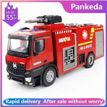 1/14 1562 RC кутия вода пръскане пожарна кола дистанционно управление кола модел открит играчки за деца подаръци рожден ден Безплатна доставка