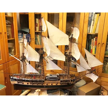 1/48 HMS изненада DIY симулирана дървена платноходка модел събрание комплект боен кораб модел играчка подарък колекция