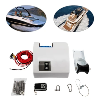 12V 25LBS лодка електрическа котва лебедка морска солена вода с безжично дистанционно управление