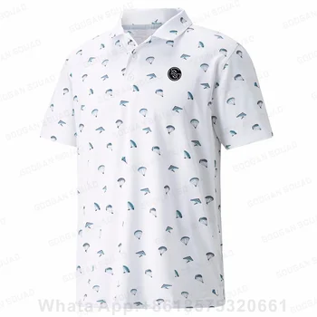 2023 Нови летни мъже поло риза случайни мода къс ръкав бърз сух риболов голф тениска върховете F1 състезателни дрехи плюс размер
