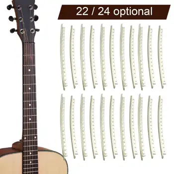 22Pcs / 24Pcs китара Fret Wire Изящни акустични електрически китарни бас части Различни дължина китара Fret за замяна