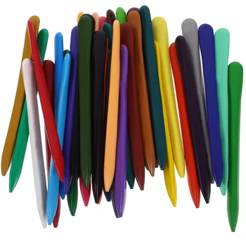 36 бр. Пластмасови пастели немръсни ръце детски незалепваща четка за рисуване цвят живопис писалка комплект писалки за восък насипни