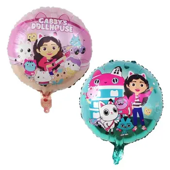 50/100pcs 18Inch Gaby's Doll House Foil Helium Balloons Baby Shower Birthday Party Supplies Детски надуваеми играчки Подарък Air Globos
