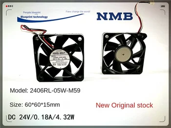 60*60*15MM 2406rl-05w-m59 Оригинален NMB 6015 24v6cm/cm Шаси дънен трипроводен инверторен вентилатор