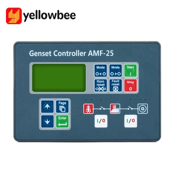 AMF20 AMF25 ATS дизелов генератор комплект контролер съвместим с контролен модул LCD дисплей оригинален от Yellowbee Factory