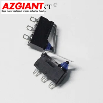 AZGIANT 2PCS / LOT Оригинален D2HW Микро превключвател за заключване на вратата на автомобила Водоустойчиво докосване с метална дръжка D2HW-EL291H-A515-AQ