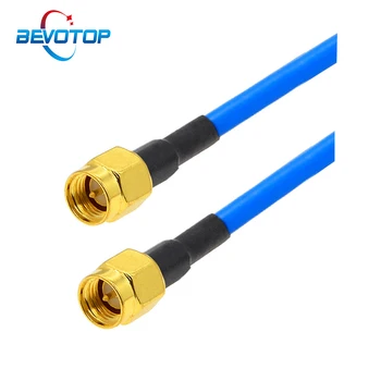  BEVOTOP SMA мъжки към SMA мъжки RF коаксиален кабел RG402 / RG141 кабел високочестотен тестов кабел 50ohm 10CM ~ 20M