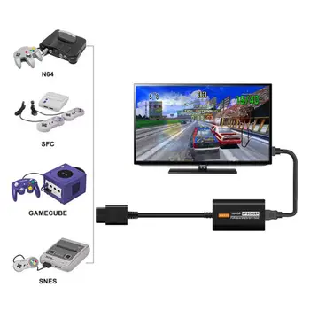 Bitfunx DC кабелен конвертор адаптер за Sega Dreamcast конзоли / -Link кабел 480i, 480p, 576i