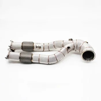 Boska Downpipe For RS3 TTRS 2.5T 2017-2020 Catless downpipe High Performance Exhaust Downpipe.