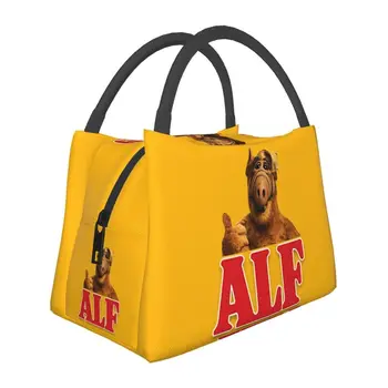 Custom ALF Alien Life Form Lunch Bags Дамски термичен охладител Изолирани кутии за обяд за пикник Къмпинг Работно пътуване