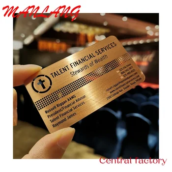 Custom anufacturers Selling Custoible etal Busins Card Hollo Dign Brass etal Busins Card