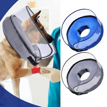 Dog Recovery Collar Neck Конуси Cat Ring Pet Lick Protection Cover Anti Bite Protective After Surgerry Аксесоари за домашни любимци за домашни любимци