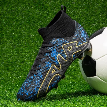 FG/TF Soccer Shoes Society Мъжки футболни обувки Трева против хлъзгане Тренировъчни клинове на открито Футзални маратонки Детски спортни обувки