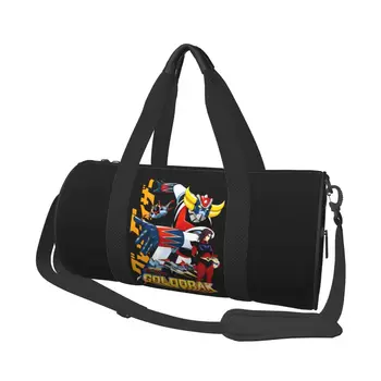 G-GOLDORAKS фитнес чанта Cool манга Оксфорд спортни чанти с обувки пътуване обучение дизайн чанта графичен фитнес чанта за двойка
