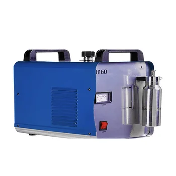 H160 Генератор на кислород Плексиглас Акрилна електролиза Машина за водно заваряване Машина за полиране на пламък Водород