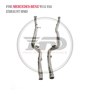 HMD изпускателна система за Mercedes Benz W212 E63 изпускателна Dowpipe катализатор изпускателна производителност ъпгрейд директен монтаж