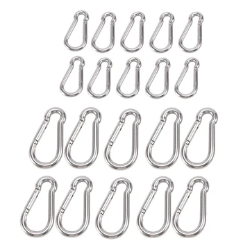 Heavy Duty Spring Snap Hook Snap Hook Link Carabiner Clip Holding Capacity Quick Link Keychain