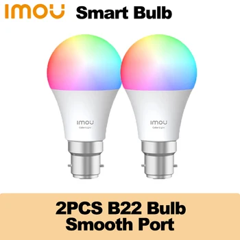 IMOU B5 крушка интелигентна контролна лампа 2PCS комплект B22 база димируема светлина Led лампа Bombilla цветна промяна 220-240V 9W декоративна у дома