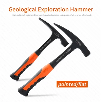 K50 Многофункционални професионални ръчни инструменти Геоложки Hammer Mine Проучване Посочи Tip Multi-инструмент Строителни инструменти