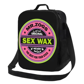 Mr Zogs Сърфиране Секс восък изолирани обяд чанта за училище офис водоустойчив охладител термичен Бенто кутия жени деца