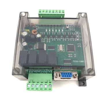 PLC индустриална контролна платка с корпус FX1N-10MR FX1N-10MT контролер програмируем модул