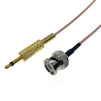 RG316 BNC MALE до 3.5mm моно 1/8 мъжки 50 ома коаксиален RF кабел с ниска загуба