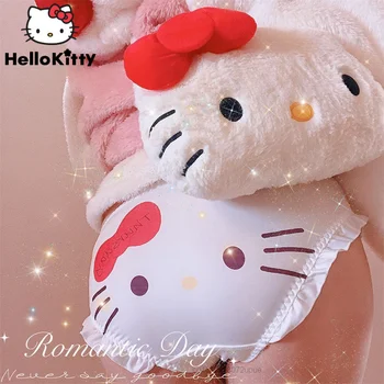 Sanrio Hello Kitty Сладки дрехи Y2k бельо Меки дишащи момичета Гащи Карикатура Слипове Кльощави шорти Жени Сладки долни гащи