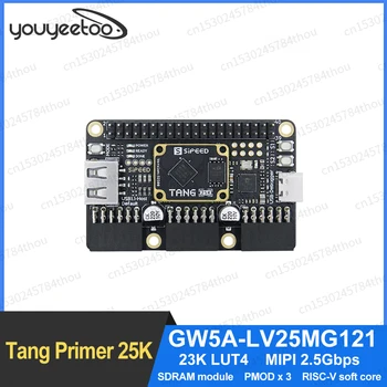 Sipeed Tang Primer 25K GOWIN GW5A RISCV FPGA Съвет за развитие PMOD SDRAM 23K LUT4 MIPI 2.5Gbps 50Mhz Активен кристален осцилатор