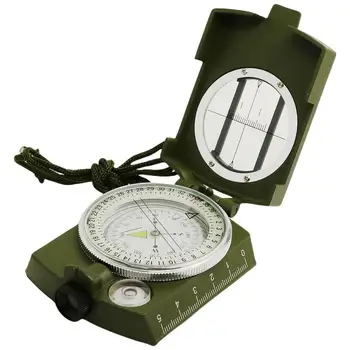 Sports Compass Professional Field Compass Multi-Functional Advanced Camping Navigation Waterproof Glowing In The Dark Lensatic