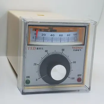 TAIZHOU Инструмент за електрически уреди Аналогов инструмент за контрол на температурата TED-2001 K E 100 фурна-5бр / партида