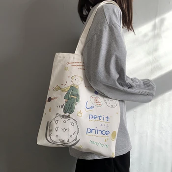 Youda жени случайни платно рамо чанта оригинален ръчно рисувани пазарска чанта памук кърпа чанта еко многократна употреба голям мъкна за момичета