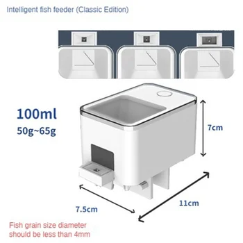 Автоматично аквариум риба резервоар фидер тайминг/Wifi безжичен смартфон ап интелигентен високоговорител глас дистанционно управление риба