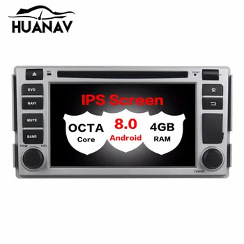 Автомобилен DVD плейър GPS навигация за Hyundai SANTA FE 2005 2 DIN RADIO Android 8.0 4GB RAM IPS екран Wifi 4G GPS Navi