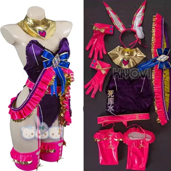Аниме Oshi No Ko Ai Hoshino Cosplay костюм жени секси боди шапки ръкавици чорапи костюм зайче момиче униформа Хелоуин дрехи