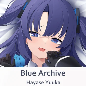 Аниме синьо Архив Hayase Yuuka Dakimakura цялото тяло възглавница случай покритие японски игра калъфка възглавница