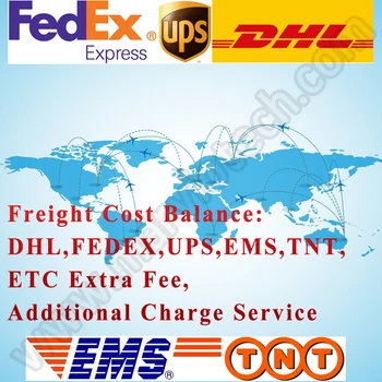 Баланс на разходите за товари, EMS, DHL, FedEx, UPS и др. Пратка Servece.Extra такса пристрастяване такса връзка