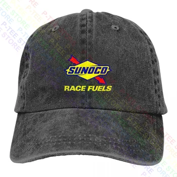 За Sunoco състезателно гориво измити деним бейзболна шапка Trucker шапки дизайн най-добро качество
