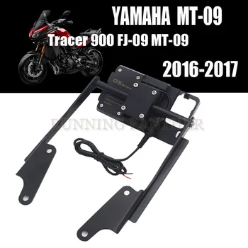 За YAMAHA MT-09 Tracer 900 FJ-09 2016-2017 Стойка за държач Телефон Мобилен телефон GPS плоча скоба навигация