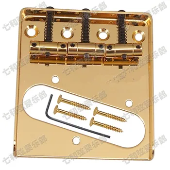 Комплект от златни струни за китара Мост седло Hardtail мост електрическа китара мост китара части