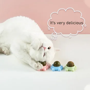 Коча билка топка Здравословно хранене със захар Закуски Бонбони Спининг Молар Почистване на зъби Забавни Интерактивни играчки