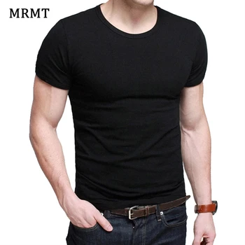 Ликра Мъжка тениска Тениска с къс ръкав О-образно деколте Тънък плътен цвят Тениска с половин ръкав 2023 MRMT