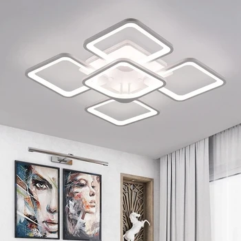 Модерен апартамент хотел полилей осветление нов LED таван лампа хол luces спалня кухня лампа висулка осветителни тела