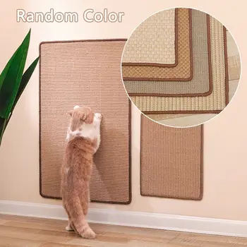 Нов практичен надраскване диван мебели протектор подложка котка надраскване защита мат сизал диван постелки котка скрепер
