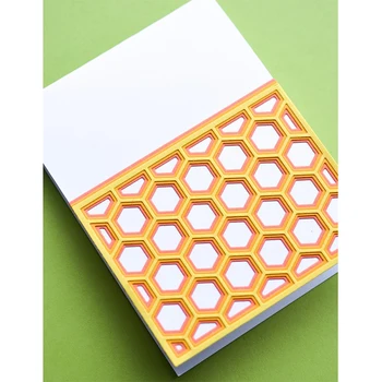 Новият мини пчелна пита наклонена плоча слой група метал рязане умират се използва за хартия рязане процес и визитка печат