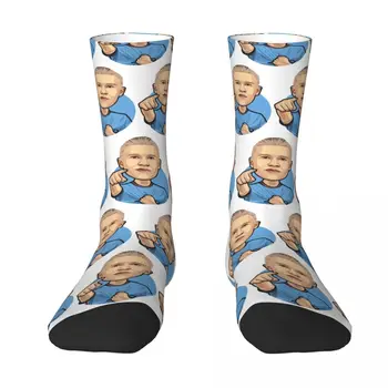 Норвегия Великобритания Ерлингс и Brauts и Haalands и Hᆬlands футболен отбор 32 Чорапи Уникални еластични чорапи