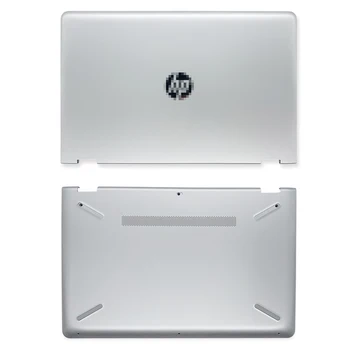 Оригинален нов сребърен LCD заден капак/долен калъф за HP Pavilion 15-BR серия лаптоп заден капак Топ калъф 924501-001 Non Touch