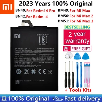 Оригинална батерия BN40 BN42 BM49 BM50 BM51 За Xiaomi Redmi 4 Pro Prime 3G RAM 32G ROM издание Redrice 4 Redmi4 Mi Max Max2 Max3