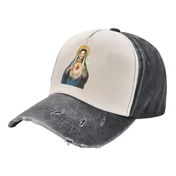 Персонализиран памук Педро Паскал Свещено сърце бейзболна шапка мъже жени регулируеми Snapback Trucker шапка Streetwear