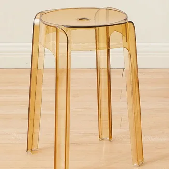 Пластмасови минималистични столове за хранене Външен грим Модерна закуска Тренировъчни столове Шезлонги Salle Manger Nordic Furniture