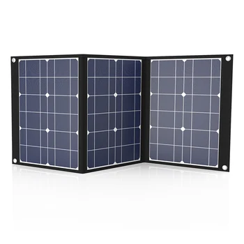Сгъната фотоволтаична енергия 50W нова енергия преносим слънчев панел сгъваем слънчев панел